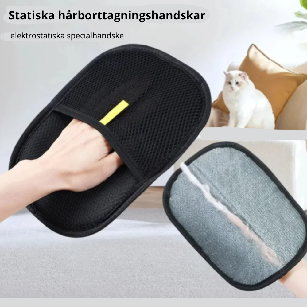 PälsVanten Ta bort djurhår snabbt och smidigt