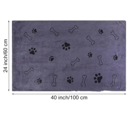 Hållbar och mjuk mikrofiberhandduk för hund & katt