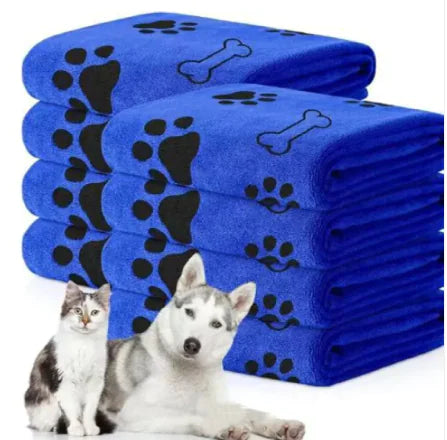 Hållbar och mjuk mikrofiberhandduk för hund & katt