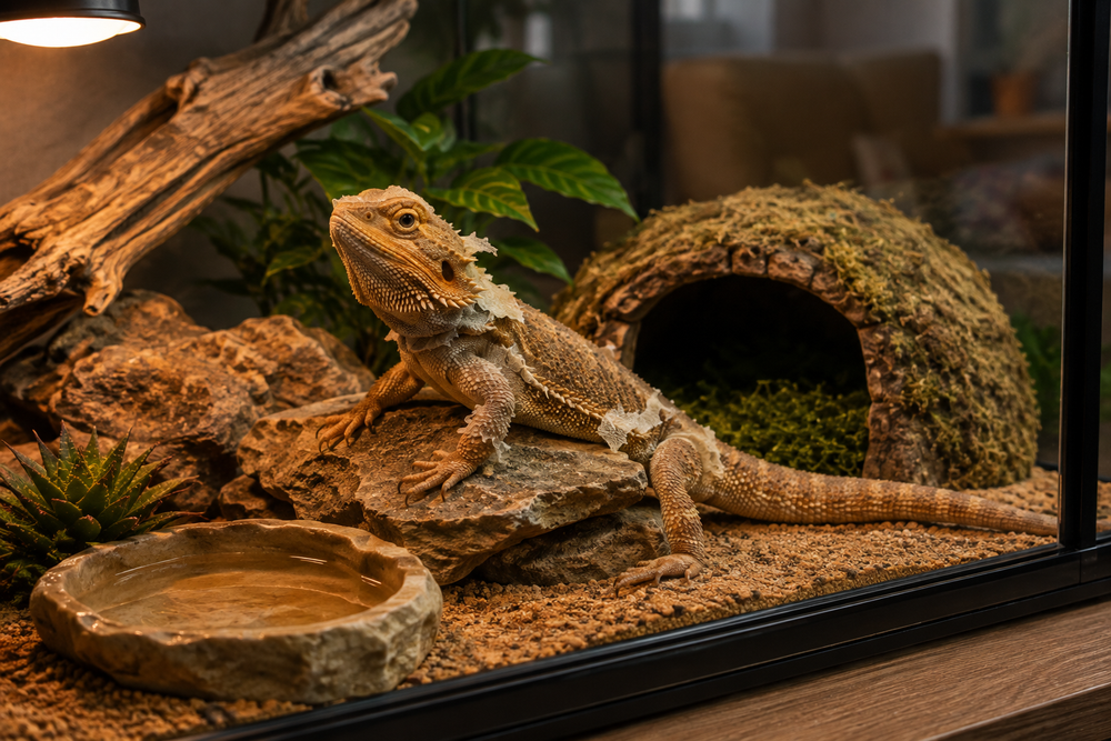 Så sköter du reptilen under ömsning