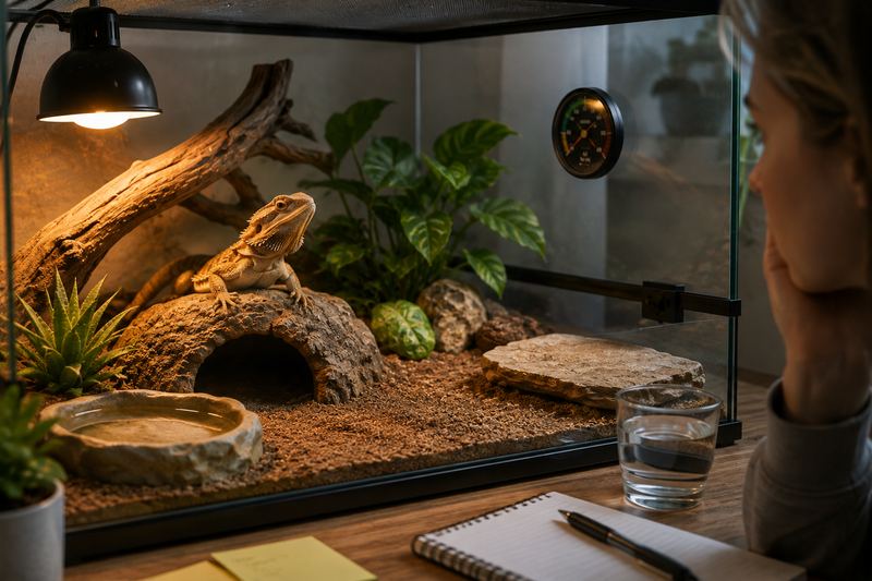 Reptilens första tid hemma – komplett guide