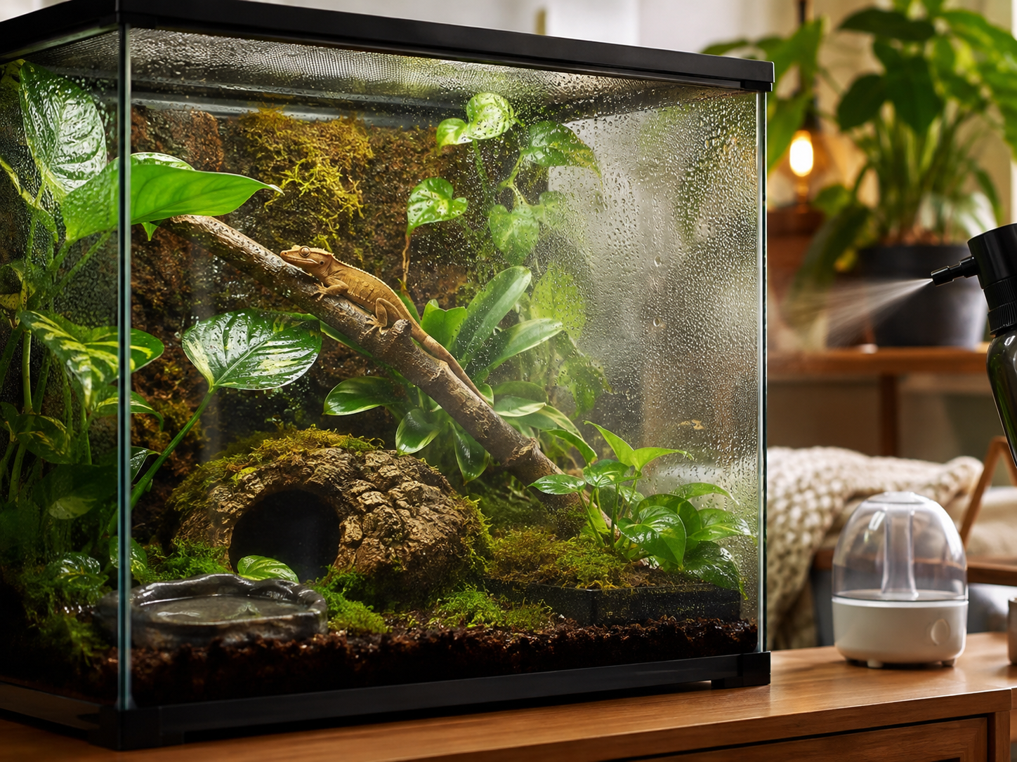 Så håller du rätt luftfuktighet i terrariet