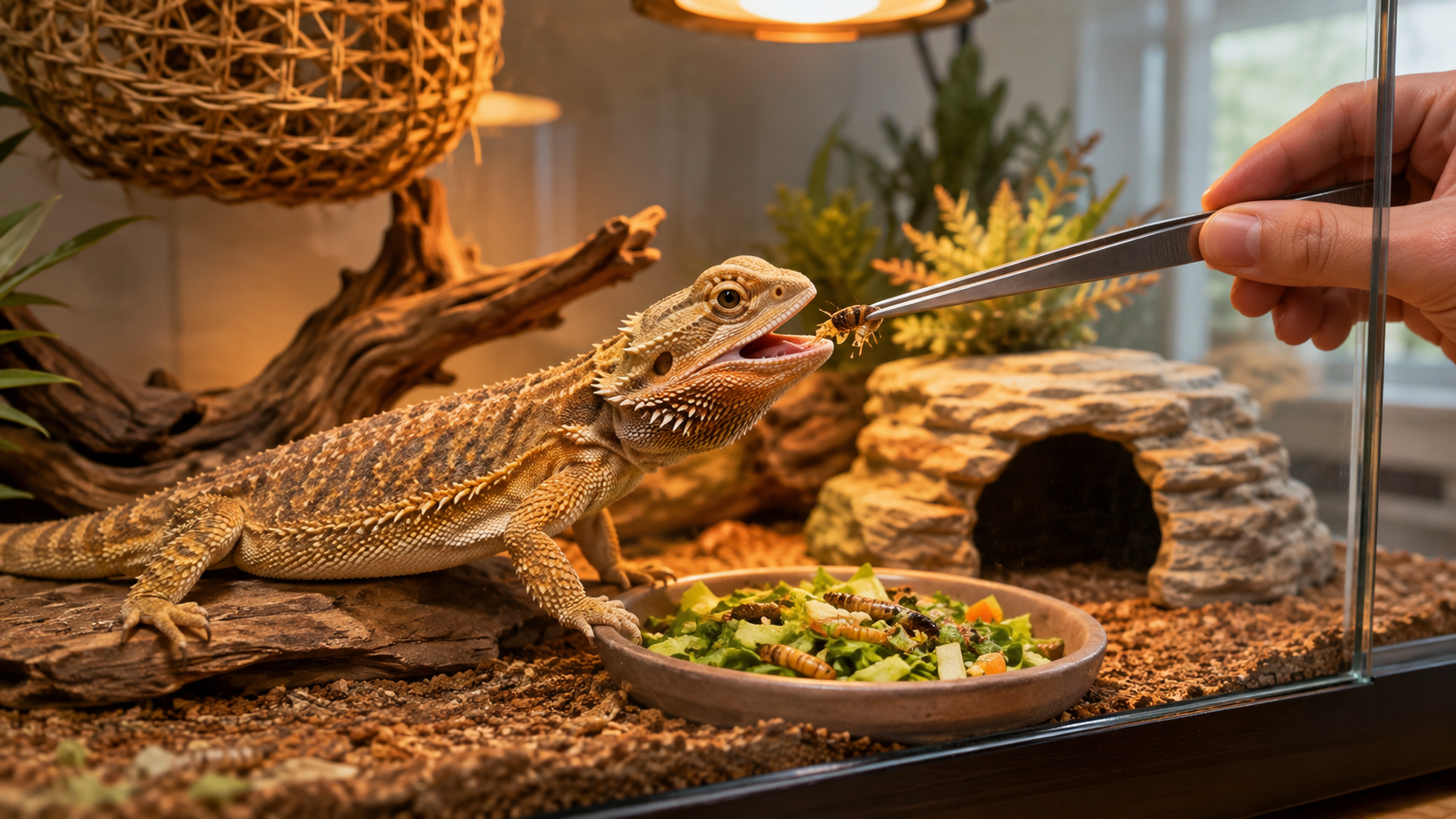 Så matar du din reptil på rätt sätt