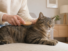Så sköter du kattens päls hemma
