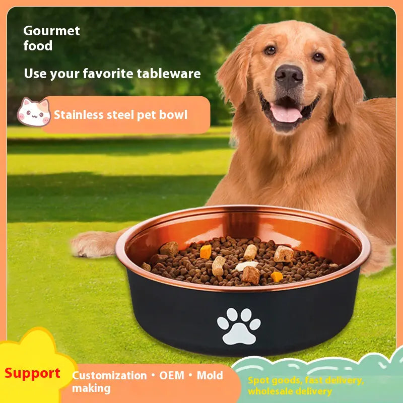 Stainless Steel Non-Slip Pet Bowl