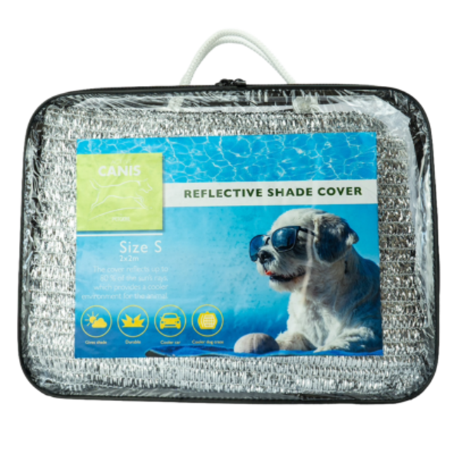 Active Canis Reflective Shade Cover – Medium, 3 × 3 m