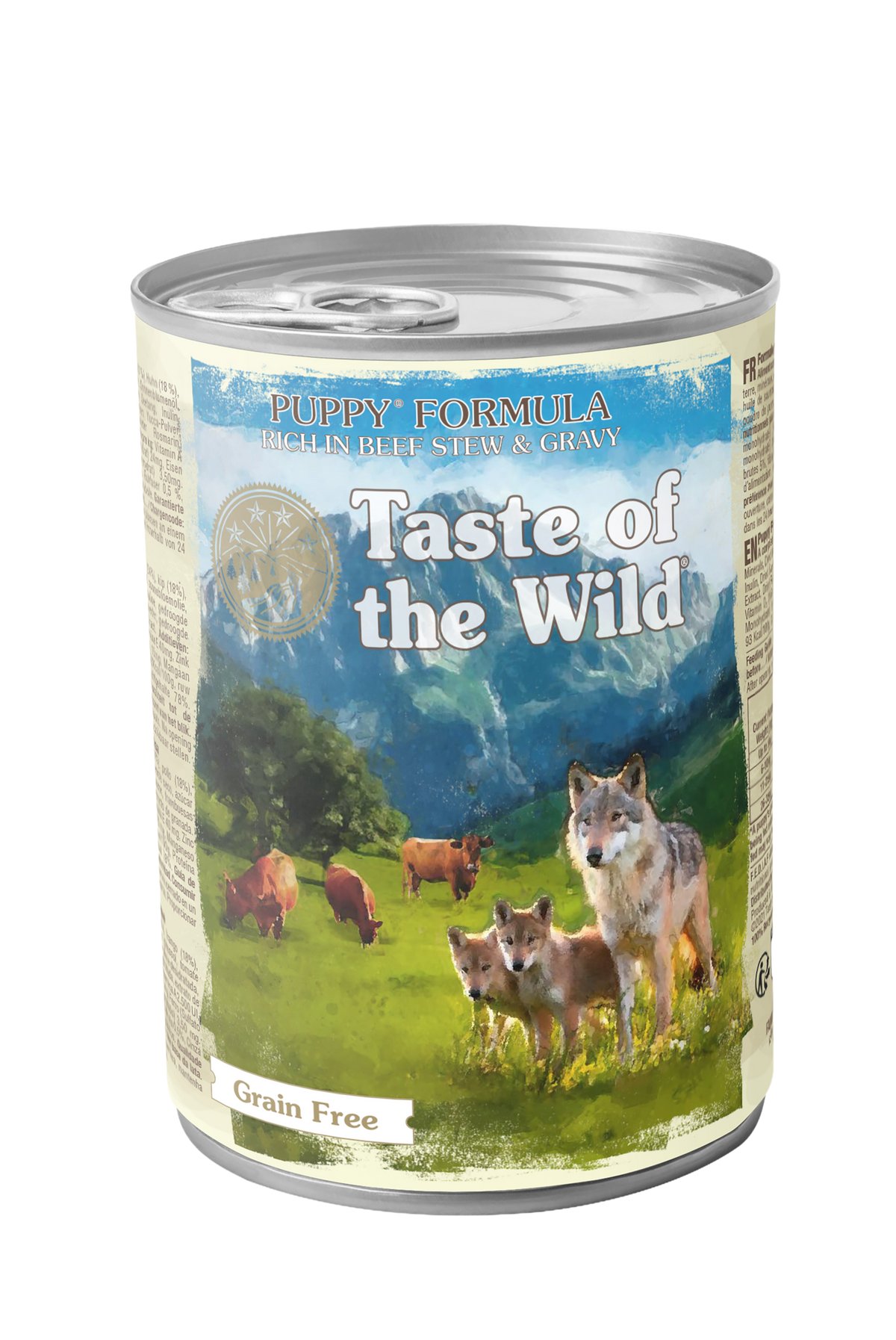 Taste of the Wild våtfoder för valp med nötkött – 6 × 390 g