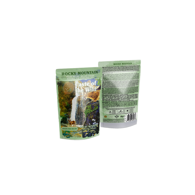 Taste of The Wild Rocky Mountain Cat Chunks in Gravy Pouch våtfoder för katt – 12 × 85 g