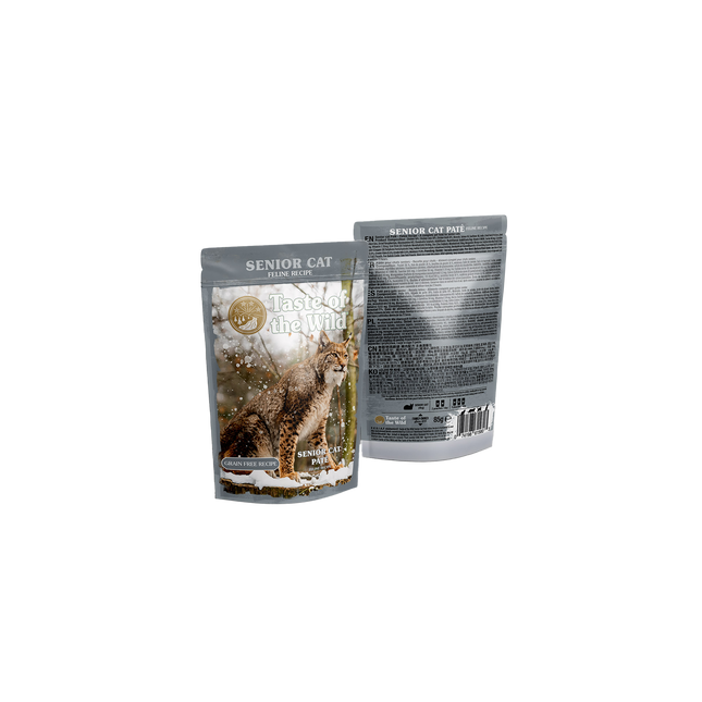 Taste of the Wild paté för äldre katter – 12 × 85 g