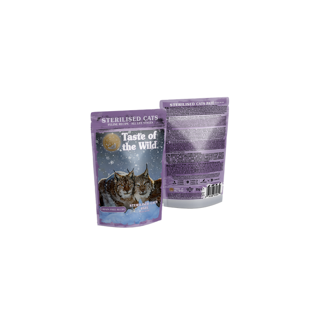 Taste of the Wild paté för kastrerade katter – 12 × 85 g