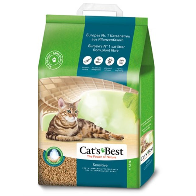 Cat's Best Sensitive, klumpbildande – 7,2 kg – 20 l