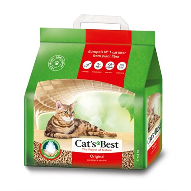 Cat's Best Original, klumpbildande – 4,3 kg – 10 l