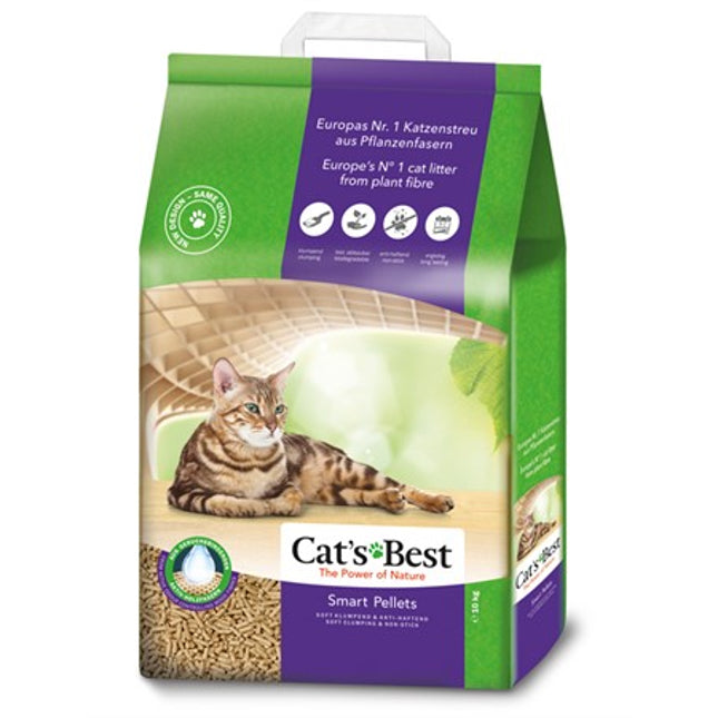 Cat's Best Smart, för långhårskatter – 10 kg – 20 l