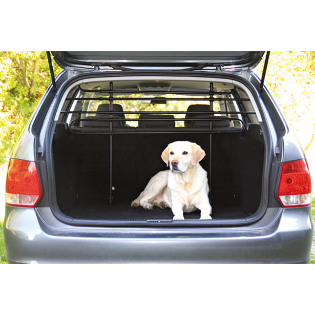 Trixie justerbart lastgaller till bil – 85–140 × 75–110 cm, svart
