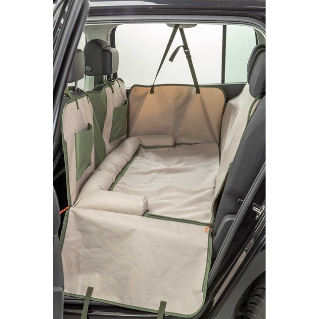 Trixie Bilskydd med vändbar filt – Bilskydd med vändbar filt, 1,61 × 2,1 m, olivgrön/beige