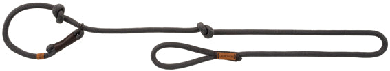 BE NORDIC retrieverkoppel,L-XL: 1.70 m/ø 13 mm, mörkgrå/brun