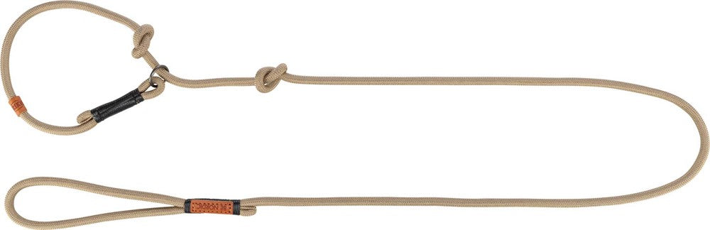 BE NORDIC retrieverkoppel, L-XL: 1.70 m/ø 13 mm, sand/svart