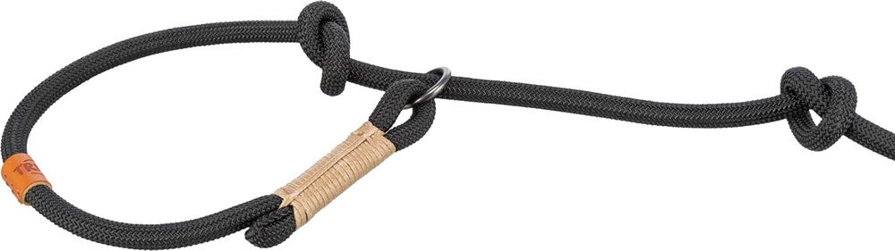 BE NORDIC retrieverkoppel, S-M: 1.70 m/ø 8 mm, sand/svart