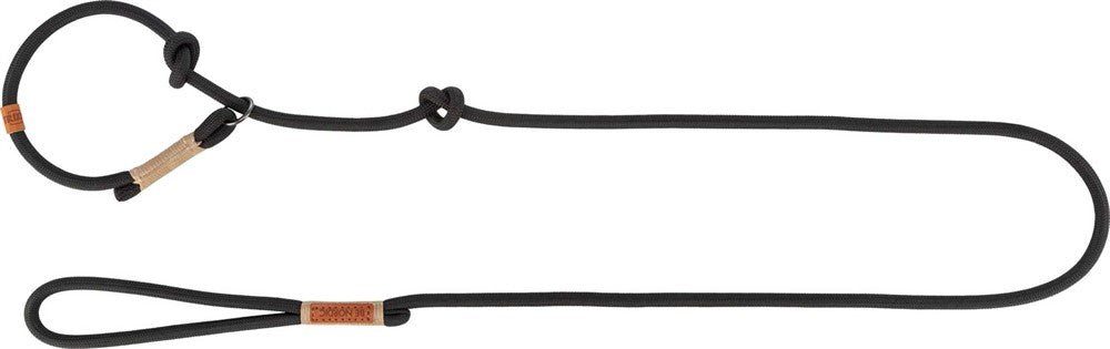 BE NORDIC retrieverkoppel, S-M: 1.70 m/ø 8 mm, sand/svart
