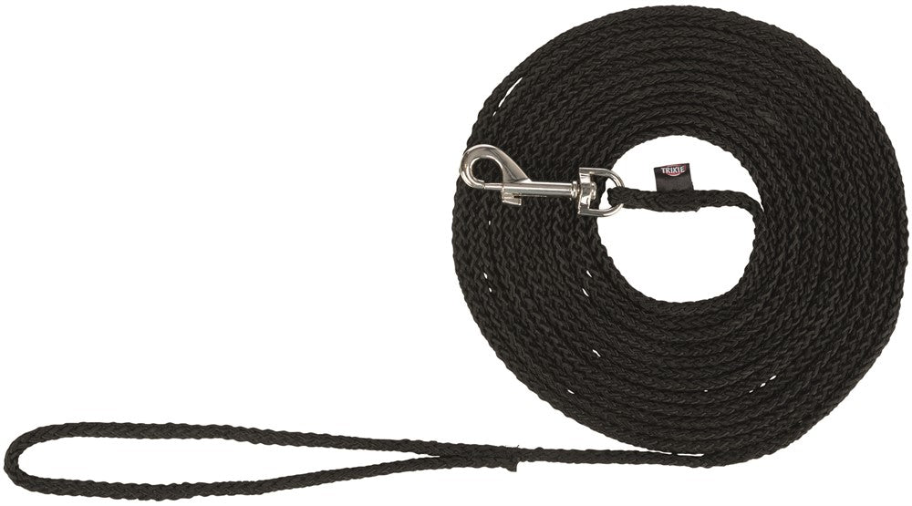 Spårlina, nylon, 15 m/ø 5 mm, svart