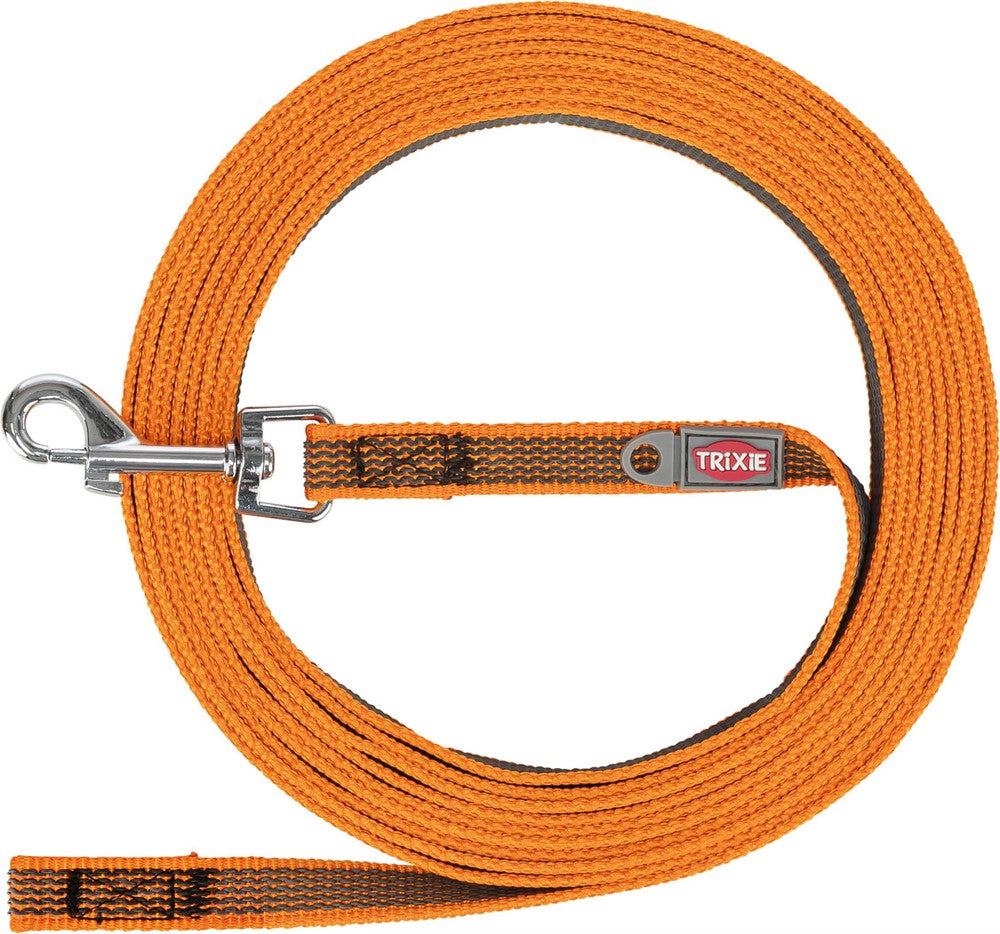 Spårlina, gummerad, S-M: 15 m/15 mm, orange