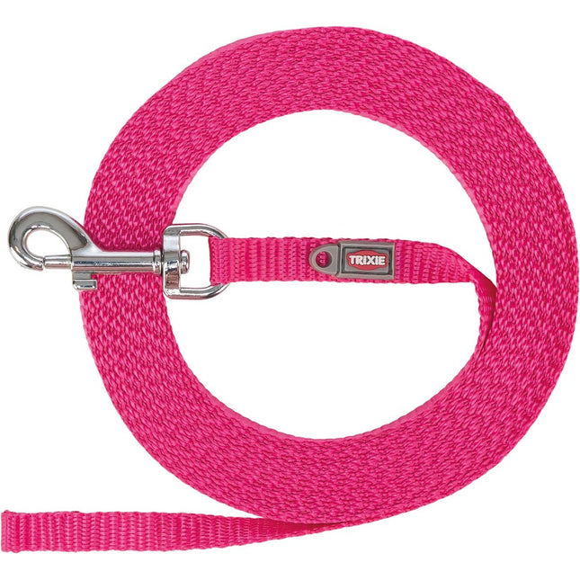 Trixie Spårlina, extra lätt – XS-S, 5 m/10 mm, fuchsia