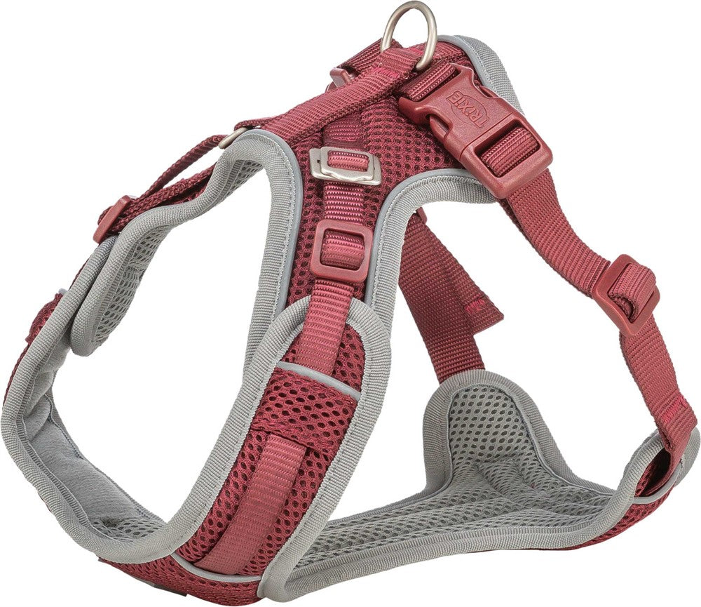 Premium FlexMesh sele, bred, S-M: 48-69 cm/20 mm, sangria