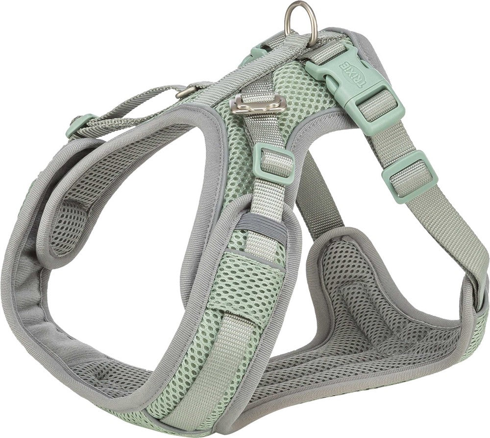 Premium FlexMesh sele, bred, M: 58-80 cm/20 mm, sage