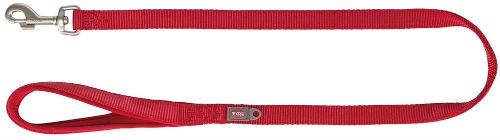 Premium koppel, M-L: 1.00 m/20 mm, röd