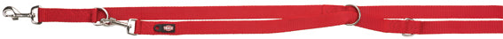 Premium multikoppel, L-XL: 2.00 m/25 mm, röd