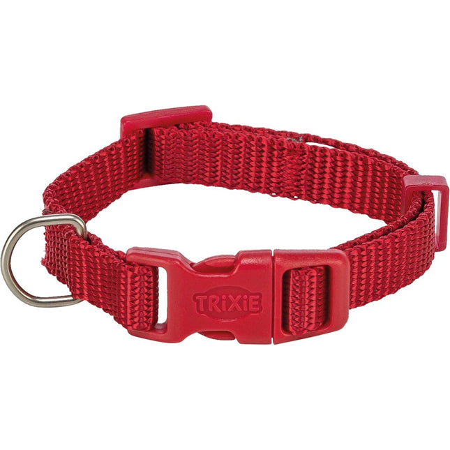 Trixie Premium halsband – XXS-XS, hals 15–25 cm, 10 mm, röd