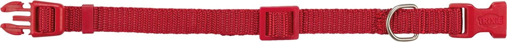 Premium halsband, M-L: 35-55 cm/20 mm, röd