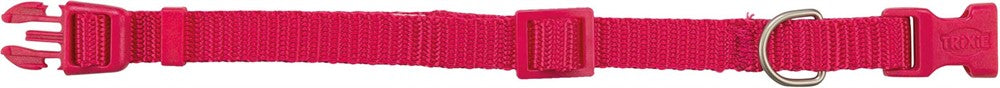 Premium halsband, XS-S: 22-35 cm/10 mm, fuchsia