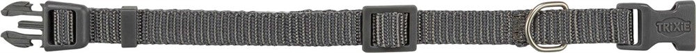 Premium halsband, XS-S: 22-35 cm/10 mm, grafit