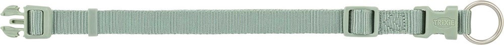 Premium halsband, L-XL: 40-65 cm/25 mm, sage