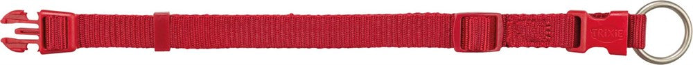 Premium halsband, L/XL: 40-65 cm/25 mm, röd