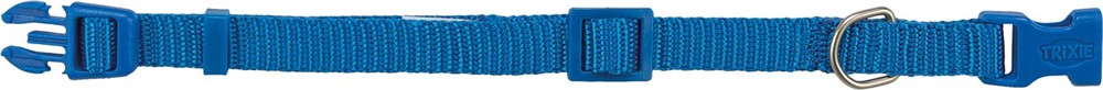 Premium halsband, S/M: 30-45 cm/15 mm, blå