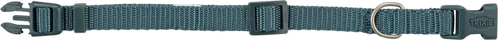 Premium halsband, S-M: 30-45 cm/15 mm, petrol