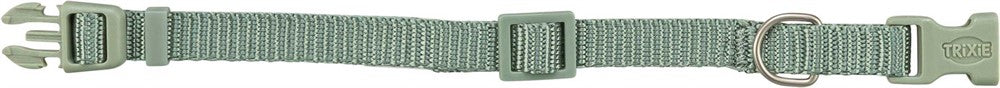 Premium halsband, XS-S: 22-35 cm/10 mm, sage