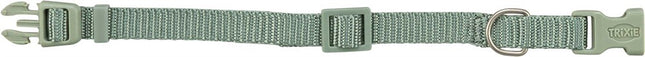 Trixie Premium halsband – XXS-XS, hals 15–25 cm, 10 mm, sage