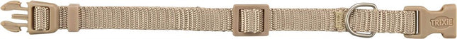 Trixie Premium halsband – XXS-XS, hals 15–25 cm, 10 mm, sand