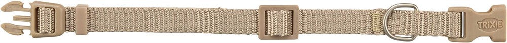 Premium halsband, XXS-XS: 15-25 cm/10 mm, sand