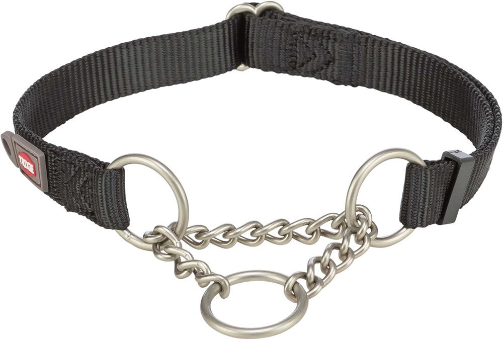 Premium halvstryp, S-M: 30-40 cm/15 mm, svart