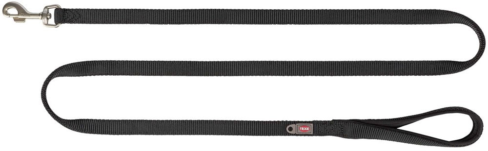 Premium koppel, M-L: 1.80 m/20 mm, svart