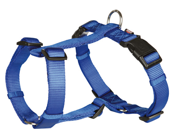 Premium H-sele, XS-S: 30-40 cm/10 mm, blå