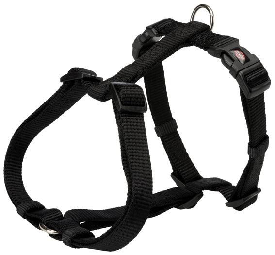 Premium H-sele, S/M: 40-65 cm/15 mm, svart