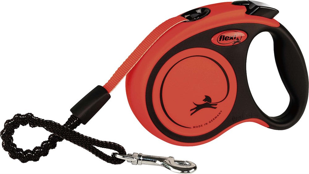 flexi XTREME, XS: 3 m band, svart/orange