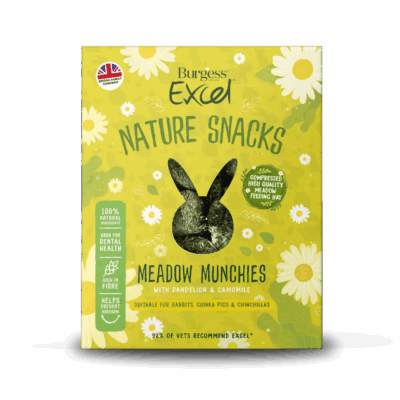 Burgess Excel Meadow Munchies 1kg 4-pack