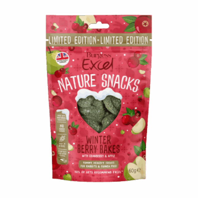 Burgess Excel Winter Berry Bakes – 8 × 60 g