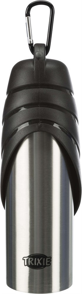 Vattenflaska rostfri med skål, 750 ml